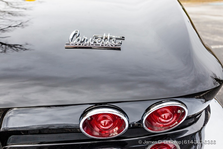 A black 1964 Corvette Convertible photographed Friday November 27, 2015. (© James D. DeCamp | http://www.JamesDeCamp.com | 614-367-6366)