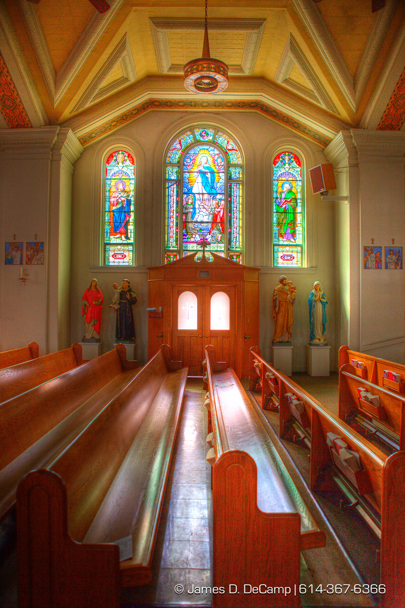 Images from the Holy Rosary Church in Italian Village in Cleveland Ohio photographed Monday March 28, 2011. (© James D. DeCamp | http://www.JamesDeCamp.com | 614-367-6366)