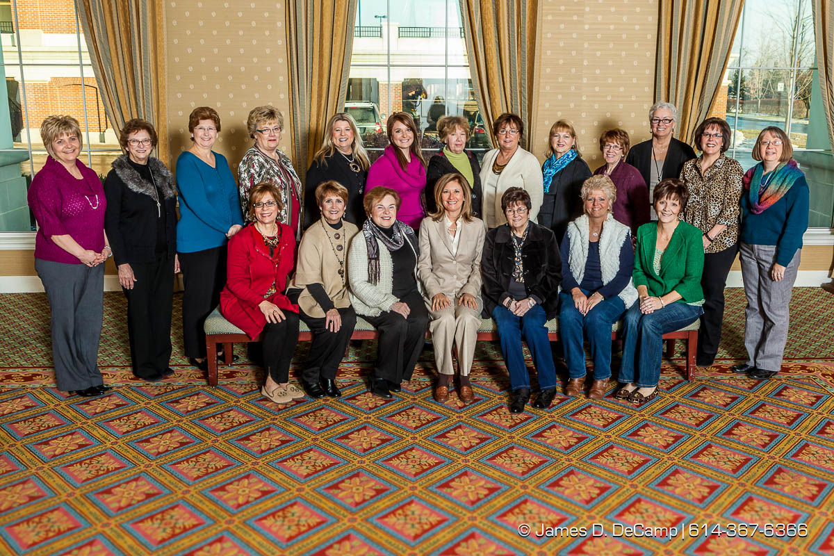 Tami Longaberger and National Sales Directors at the Longaberger Buzz photographed January 9, 2014. (© James D. DeCamp | http://www.JamesDeCamp.com | 614-367-6366)