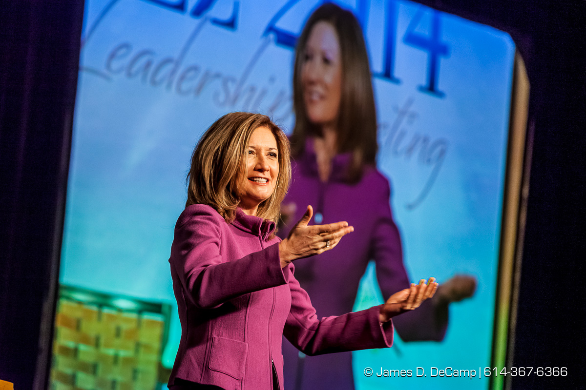 Longaberger Basket Company President Tami Longaberger at the 2014 Longaberger Buzz photographed January 10, 2014. (© James D. DeCamp | http://www.JamesDeCamp.com | 614-367-6366)