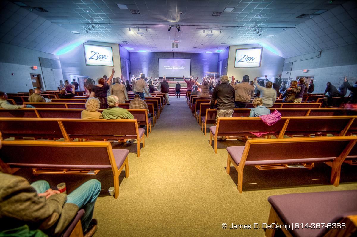 Zion Christian Fellowship Pickerington photographed Sunday April 3, 2016. (© James D. DeCamp | http://www.JamesDeCamp.com | 614-367-6366)