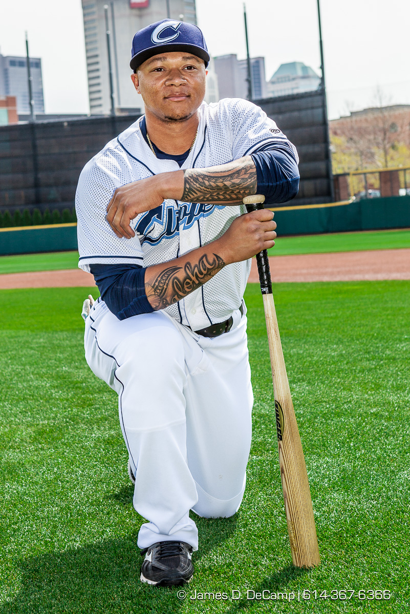 The 2016 Columbus Clippers Official Baseball Card and team photos photographed Wednesday April 6, 2016 at Huntington Park. (© James D. DeCamp | http://www.JamesDeCamp.com | 614-367-6366) @CLBClippers #CLBClippers #614 #AsSeenInColumbus #JDeCampPhoto
