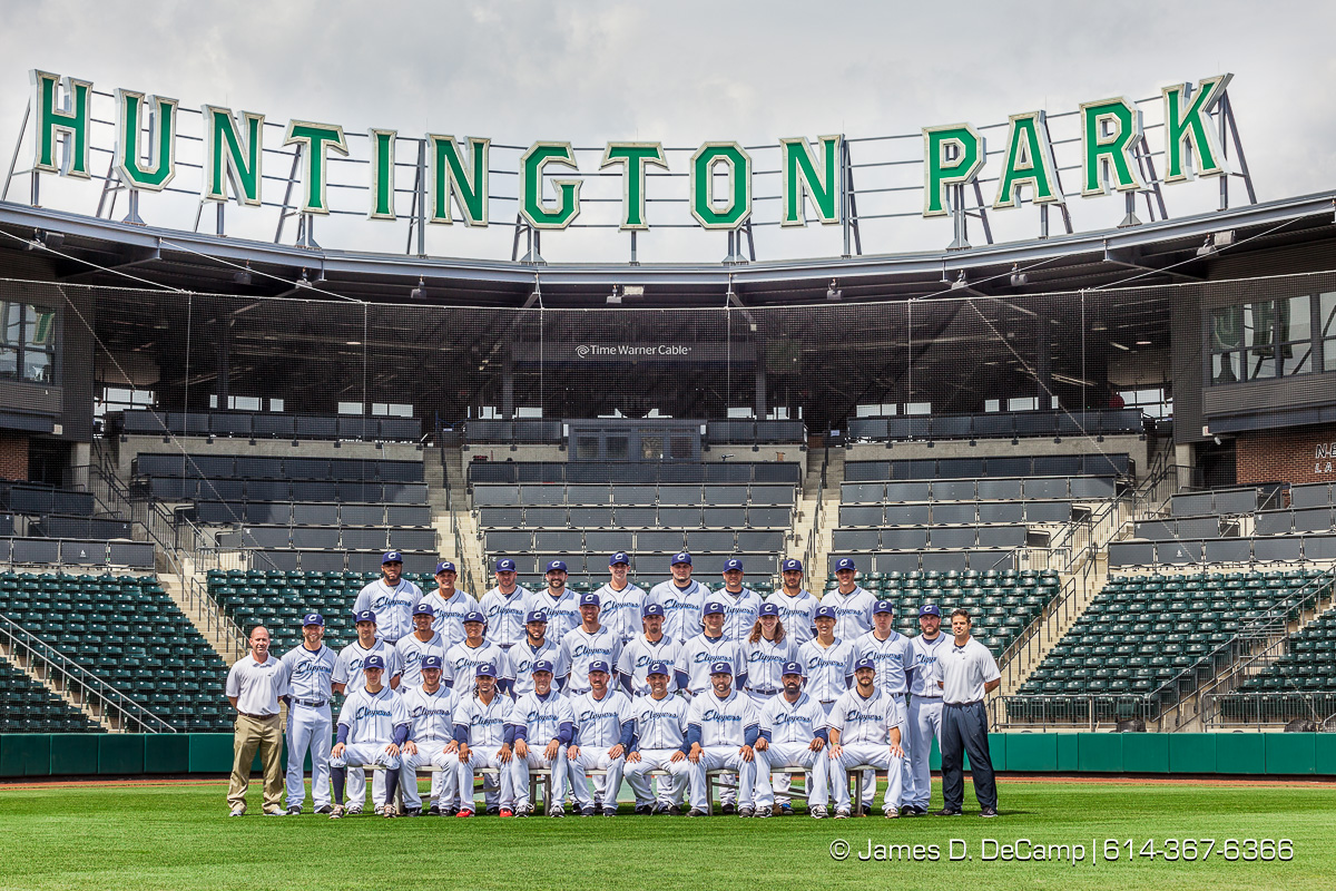 The 2016 Columbus Clippers Official Baseball Card and team photos photographed Wednesday April 6, 2016 at Huntington Park. (© James D. DeCamp | http://www.JamesDeCamp.com | 614-367-6366) @CLBClippers #CLBClippers #614 #AsSeenInColumbus #JDeCampPhoto