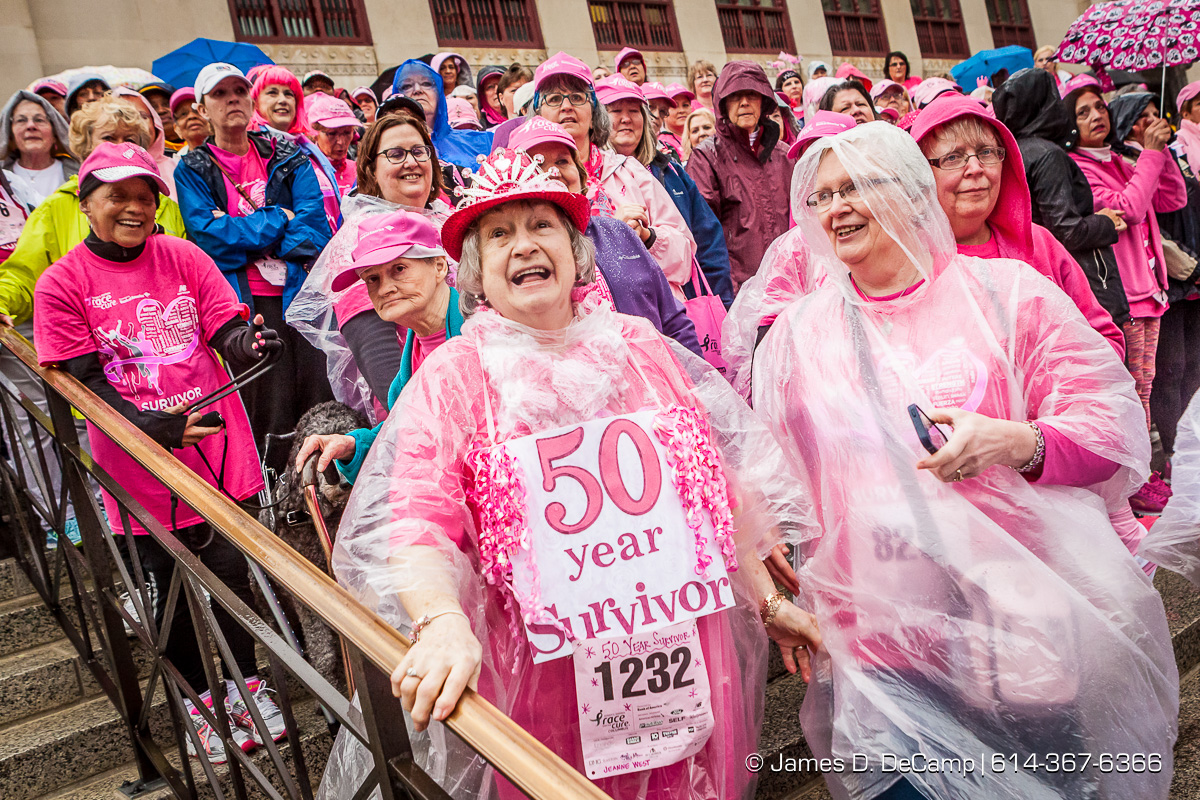 Columbus Komen Race for the Cure photographed Saturday May 14, 2016 in downtown Columbus. (© James D. DeCamp | http://www.JamesDeCamp.com | 614-367-6366) #614, #AsSeenInColumbus, #CBusRFTC, #Columbus, #ColumbusPhotographer, #JDeCampPhoto, #Ohio, #OhioPhotographer