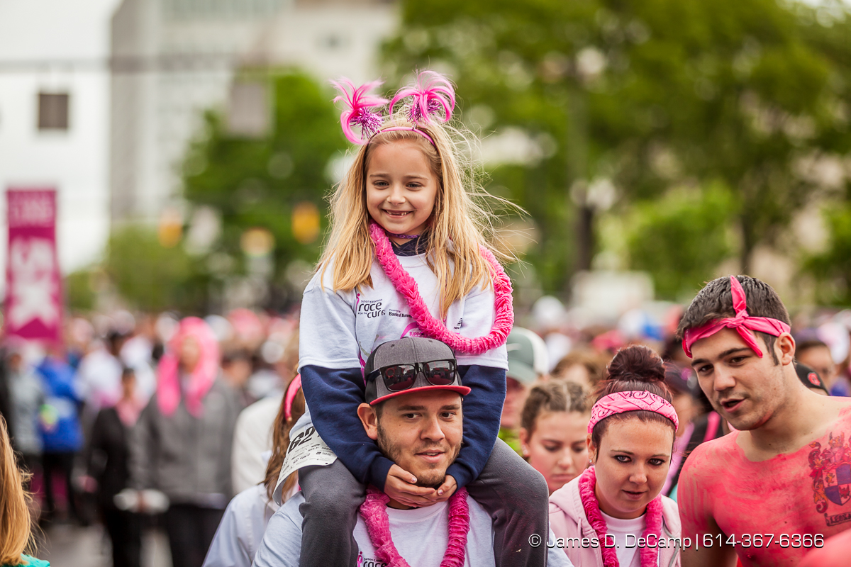 Columbus Komen Race for the Cure photographed Saturday May 14, 2016 in downtown Columbus. (© James D. DeCamp | http://www.JamesDeCamp.com | 614-367-6366) #614, #AsSeenInColumbus, #CBusRFTC, #Columbus, #ColumbusPhotographer, #JDeCampPhoto, #Ohio, #OhioPhotographer