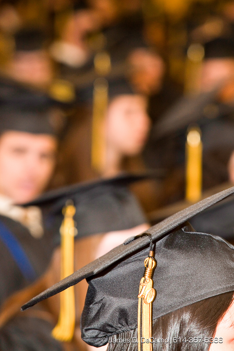 Detail image from the Upper Arlington High School Graduation Ceremony held Sunday afternoon June 6, 2010 at the Veterans Memorial Auditorium in Downtown Columbus. (© James D. DeCamp | http://JamesDeCamp.com | 614-367-6366)