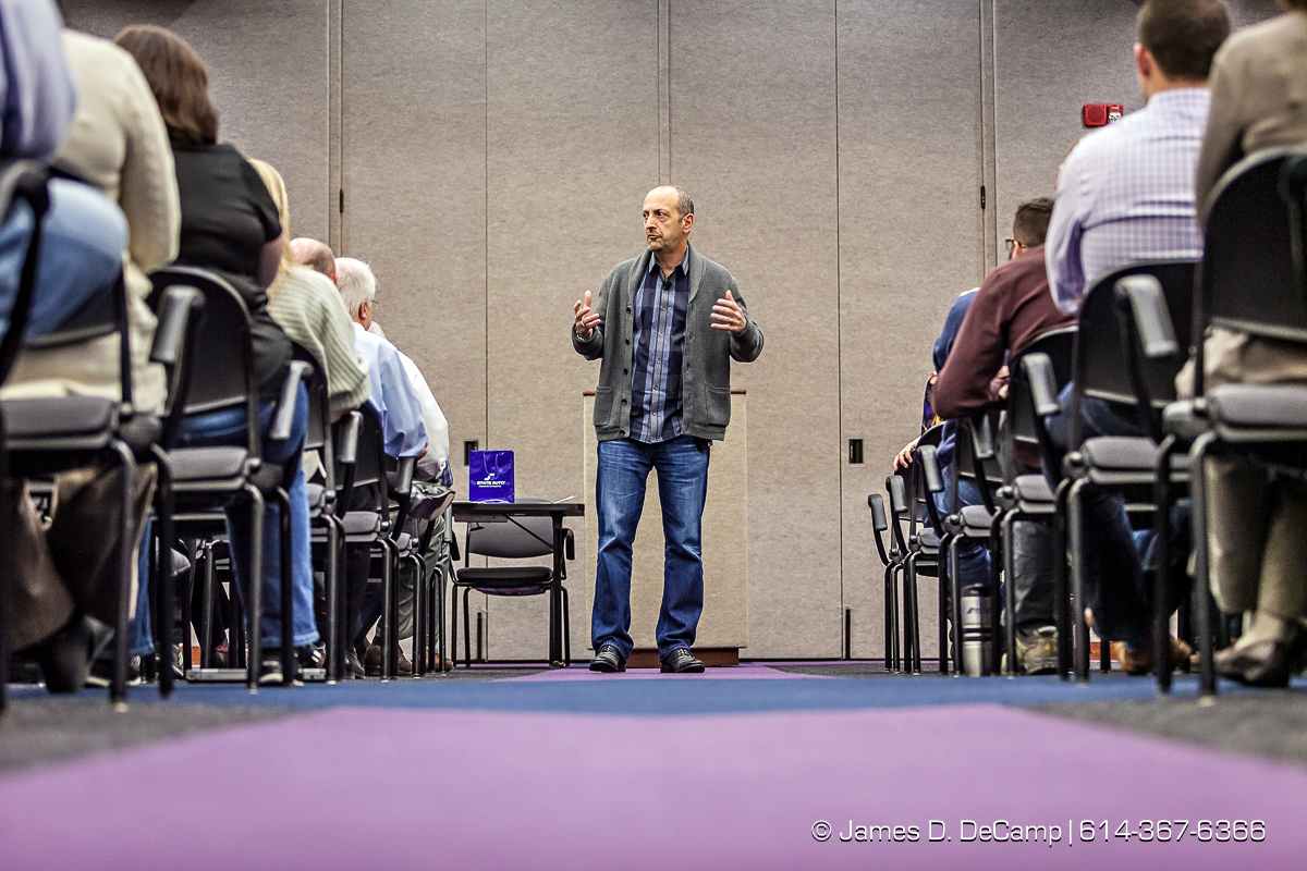 'A Conversation with Steve & Mike' at State Auto Insurance photographed Thursday February 18, 2016. (© James D. DeCamp | http://www.JamesDeCamp.com | 614-367-6366)