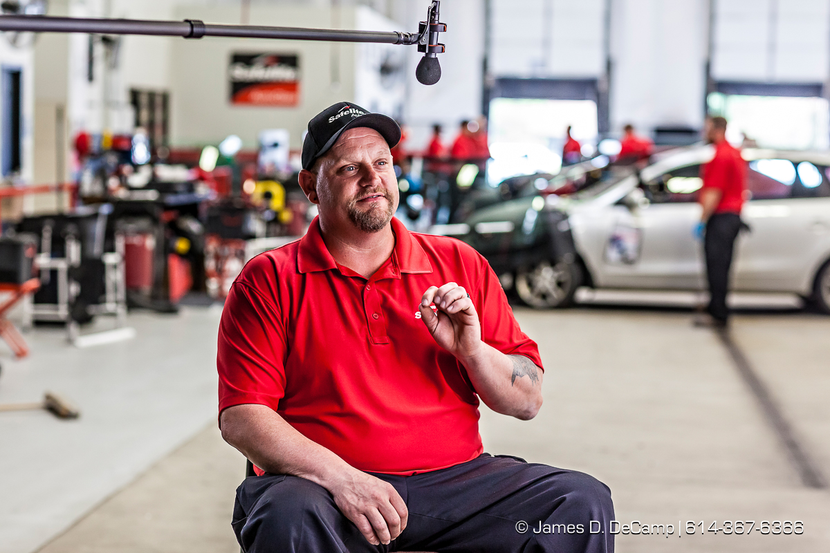 The Day In The Life of a Safelite Auto Glass installer photographed Wednesday May 25, 2016 at the Safelite facility in Worthington, Ohio. (© James D. DeCamp | http://www.JamesDeCamp.com | 614-367-6366)