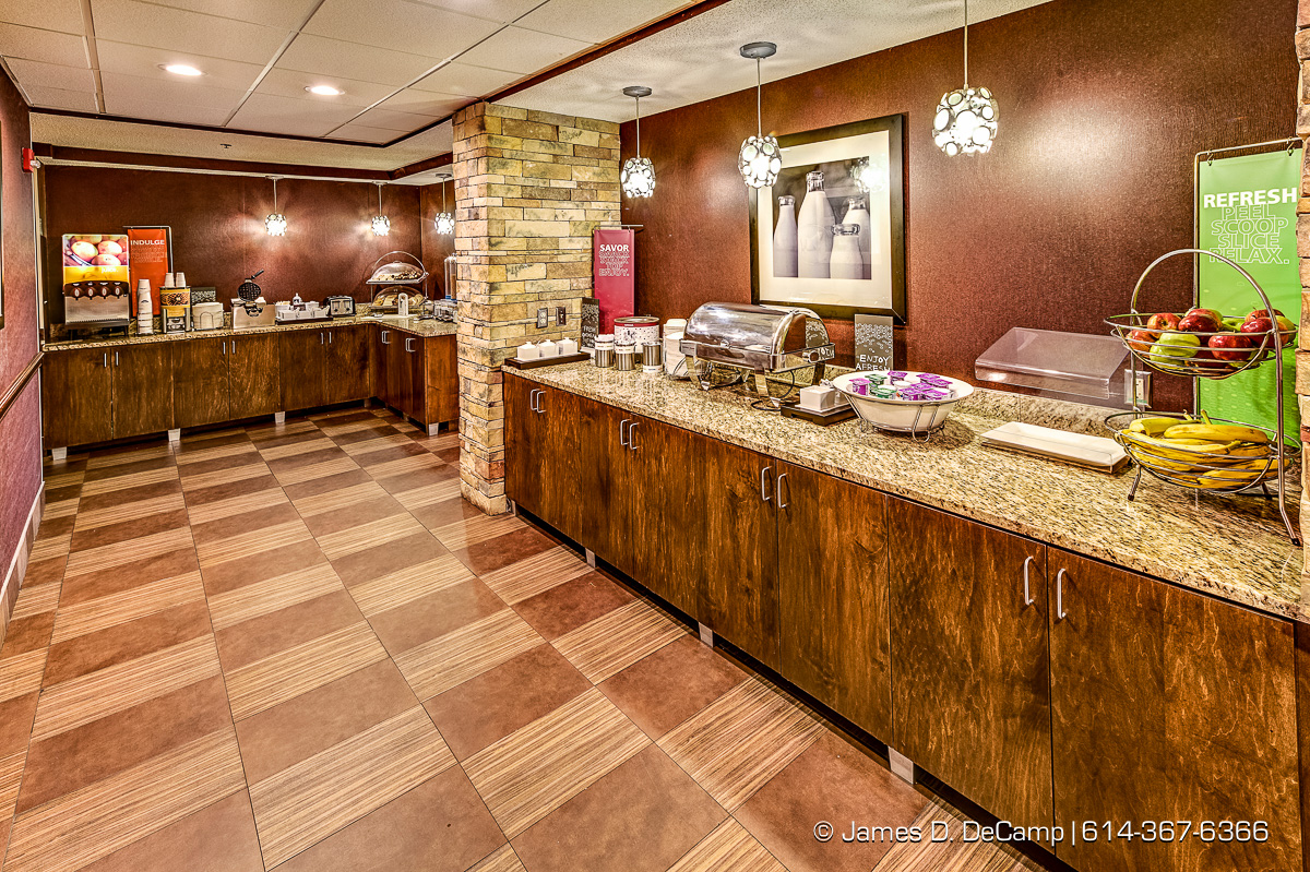 The Hampton Inn Columbus-East photographed Monday June 13, 2016. (© James D. DeCamp | http://www.JamesDeCamp.com | 614-367-6366)