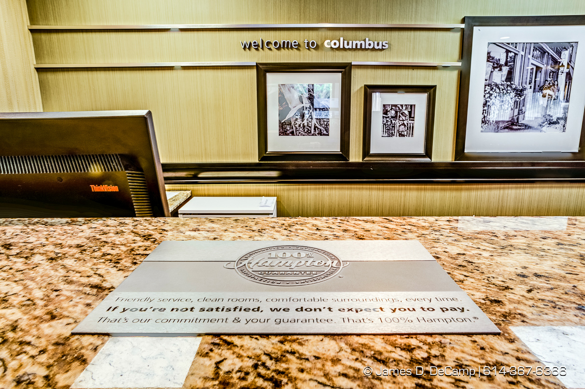 The Hampton Inn Columbus-East photographed Monday June 13, 2016. (© James D. DeCamp | http://www.JamesDeCamp.com | 614-367-6366)