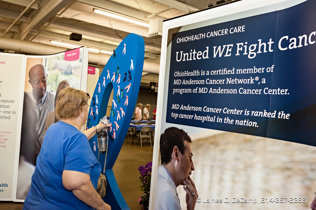 The Ohio Health Cancer Survivors Dinner photographed Friday June 17, 2016 which had more than 1,000 people attending the dinner and program in Fairhaven Hall at the Richland County Fairgrounds. (© James D. DeCamp | http://www.JamesDeCamp.com | 614-367-6366)