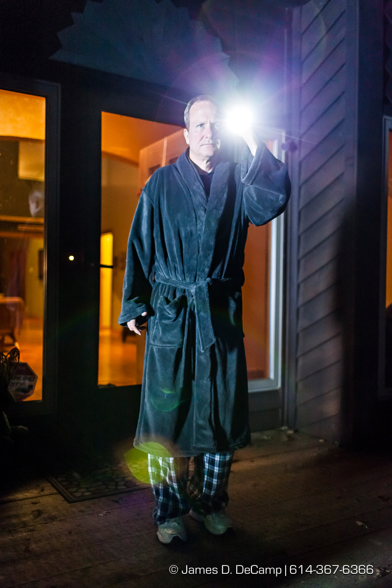 Tactical flashlight advertising shoot photographed Friday July 8, 2016. (© James D. DeCamp | http://www.JamesDeCamp.com | 614-367-6366)
