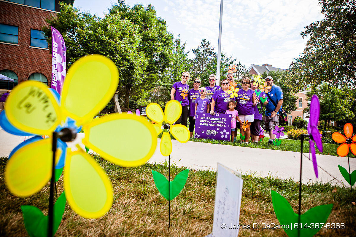 The 2016 Walk To End Alzheimer's photographed Saturday August 13, 2016 in Delaware, Ohio on the Ohio Wesleyan University Campus. (© James D. DeCamp | http://www.JamesDeCamp.com | 614-367-6366)