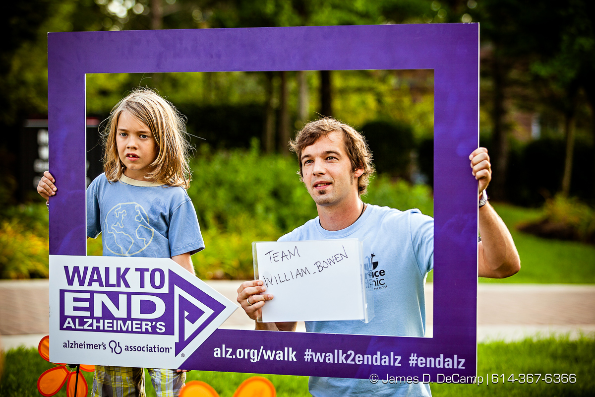 The 2016 Walk To End Alzheimer's photographed Saturday August 13, 2016 in Delaware, Ohio on the Ohio Wesleyan University Campus. (© James D. DeCamp | http://www.JamesDeCamp.com | 614-367-6366)