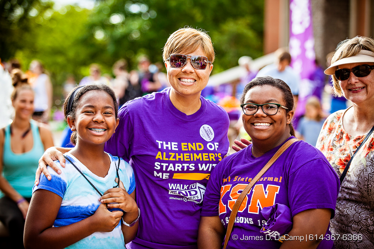 The 2016 Walk To End Alzheimer's photographed Saturday August 13, 2016 in Delaware, Ohio on the Ohio Wesleyan University Campus. (© James D. DeCamp | http://www.JamesDeCamp.com | 614-367-6366)