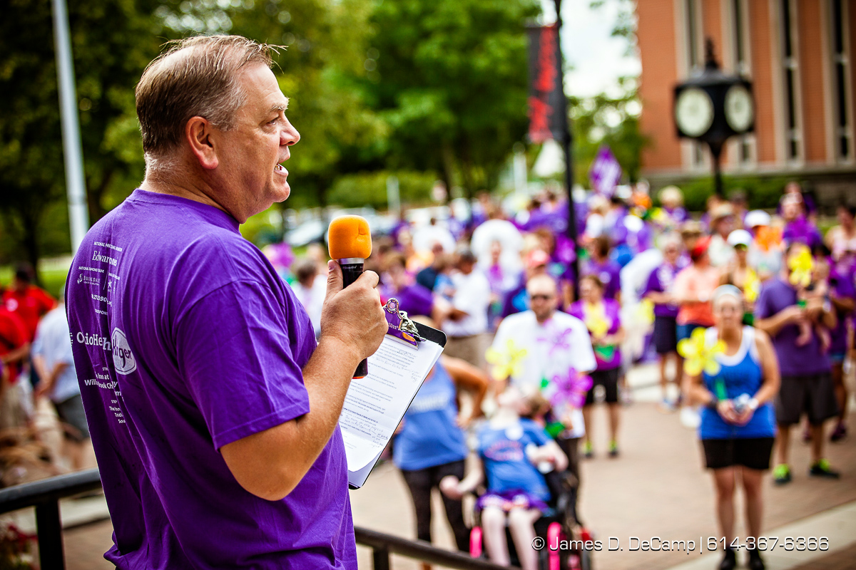 The 2016 Walk To End Alzheimer's photographed Saturday August 13, 2016 in Delaware, Ohio on the Ohio Wesleyan University Campus. (© James D. DeCamp | http://www.JamesDeCamp.com | 614-367-6366)