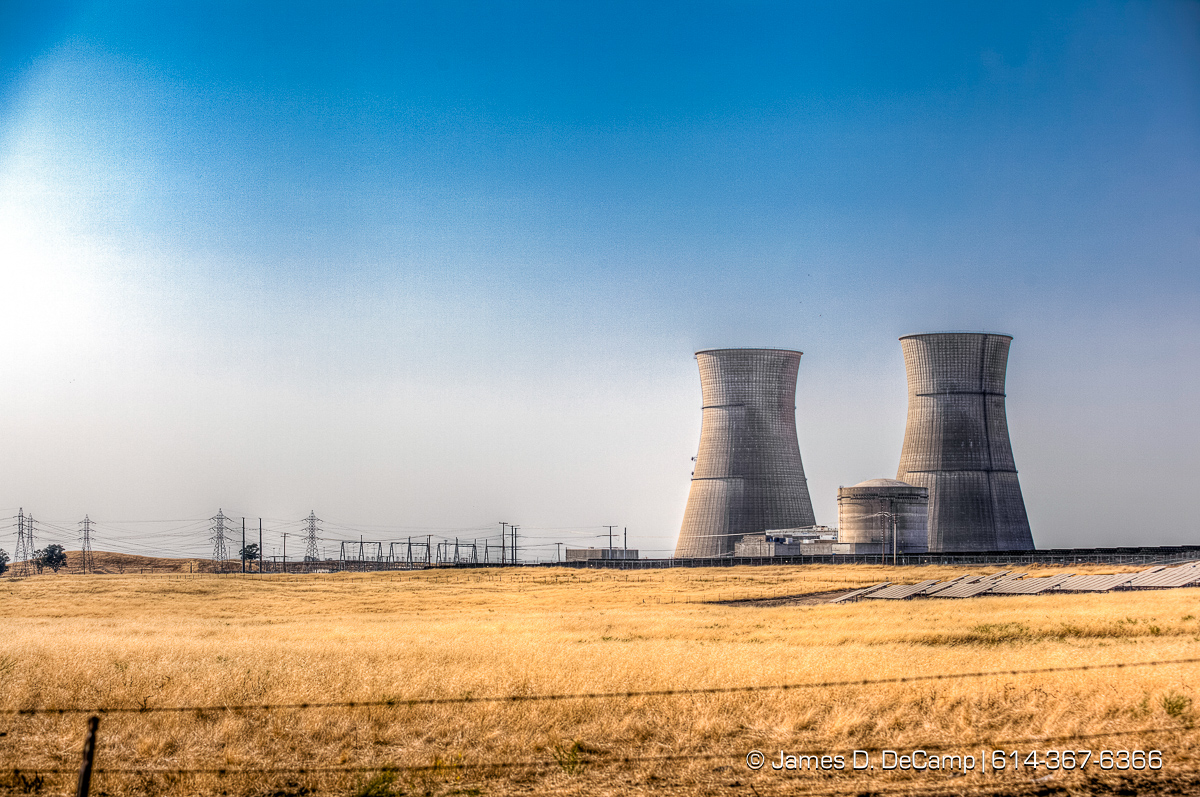The Rancho Seco Nuclear Generating Station is a decommissioned nuclear power plant built by the Sacramento Municipal Utility District (SMUD) in Herald, California photographed Sunday August 21, 2016. (© James D. DeCamp | http://www.JamesDeCamp.com | 614-367-6366)