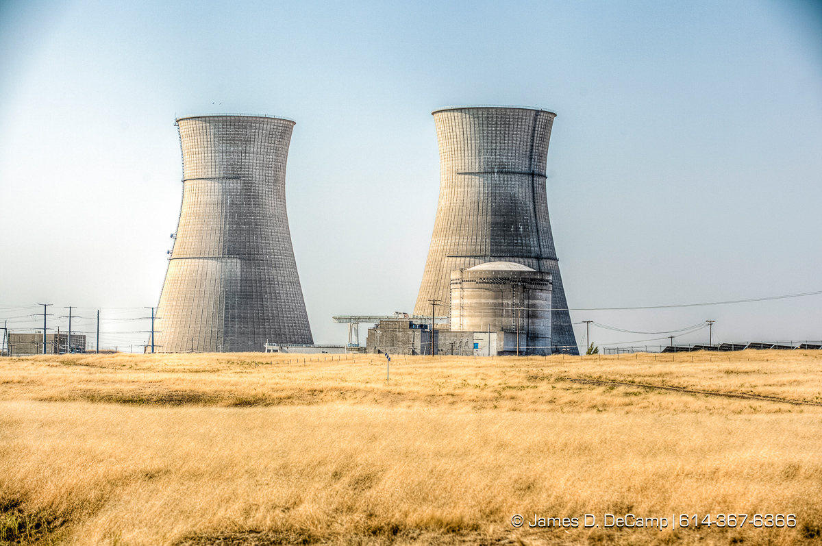 The Rancho Seco Nuclear Generating Station is a decommissioned nuclear power plant built by the Sacramento Municipal Utility District (SMUD) in Herald, California photographed Sunday August 21, 2016. (© James D. DeCamp | http://www.JamesDeCamp.com | 614-367-6366)