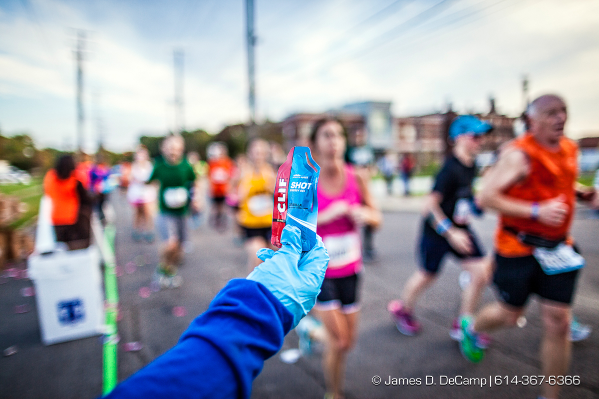 The 2016 Nationwide Childrens Hospital Columbus Marathon photographed Sunday, October 16, 2016 in Columbus, Ohio. (© James D. DeCamp | http://JamesDeCamp.com | 614-367-6366)