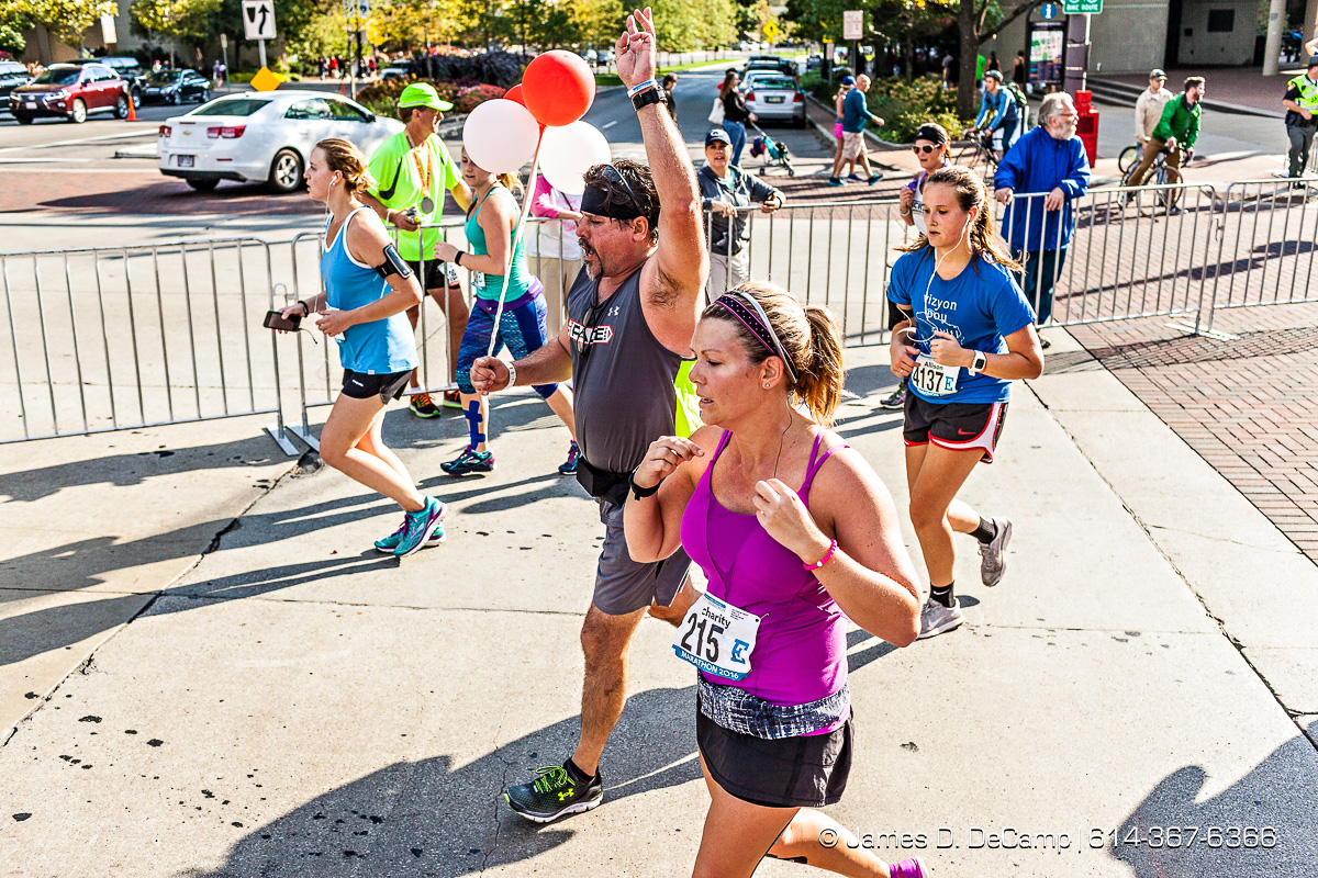 The 2016 Nationwide Childrens Hospital Columbus Marathon photographed Sunday, October 16, 2016 in Columbus, Ohio. (© James D. DeCamp | http://JamesDeCamp.com | 614-367-6366)