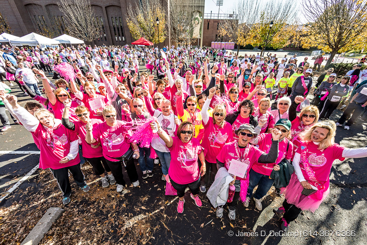 The 2nd Annual Komen Athens Race for the Cure® photographed Sunday, October 23, 2016 on the Ohio University Campus. (© James D. DeCamp | http://JamesDeCamp.com | 614-367-6366)