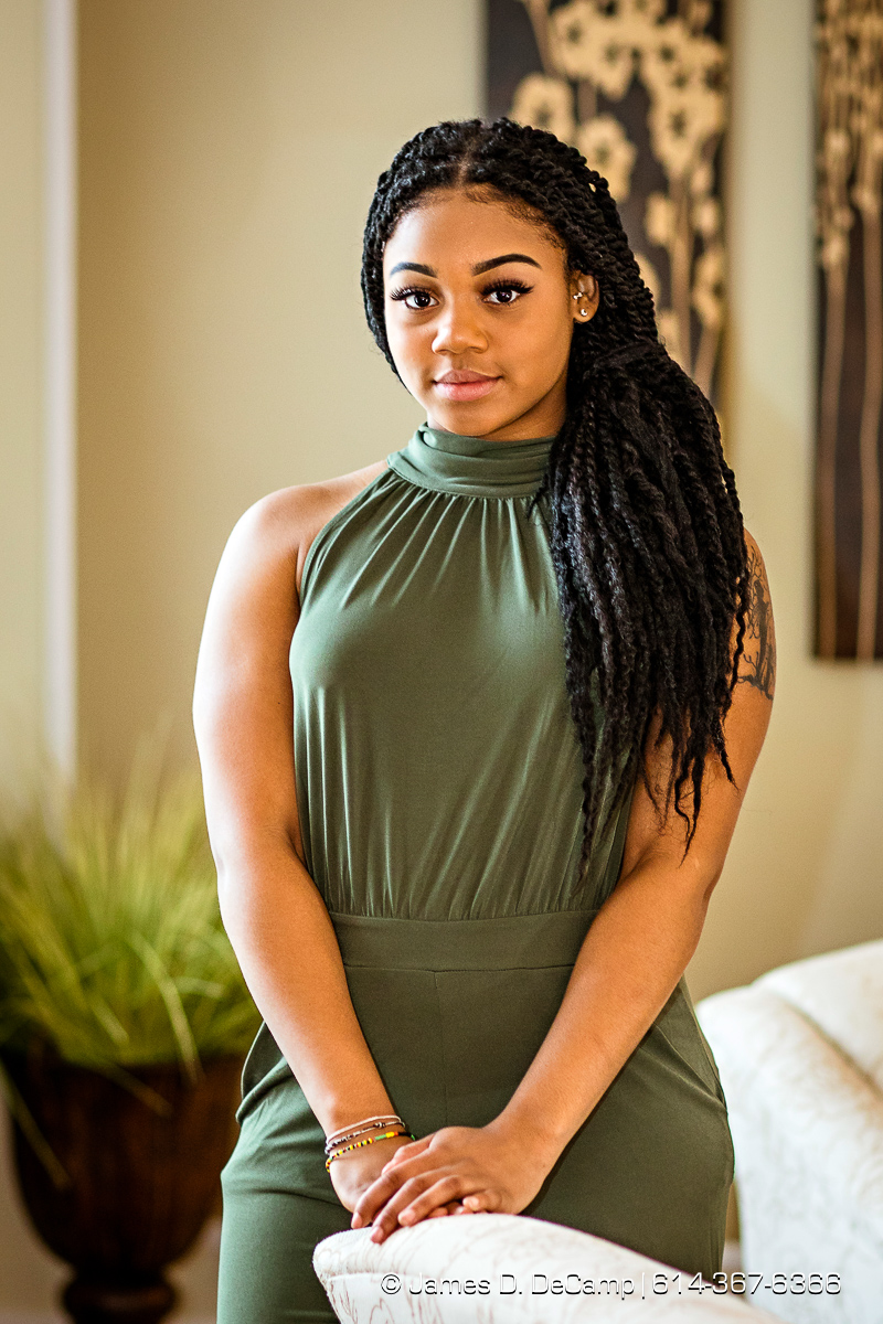 Senior session with Taylour Crutchfield photographed Sunday, November 20, 2016 at the Franklin Park Conservatory. (© James D. DeCamp | http://JamesDeCamp.com | 614-367-6366)