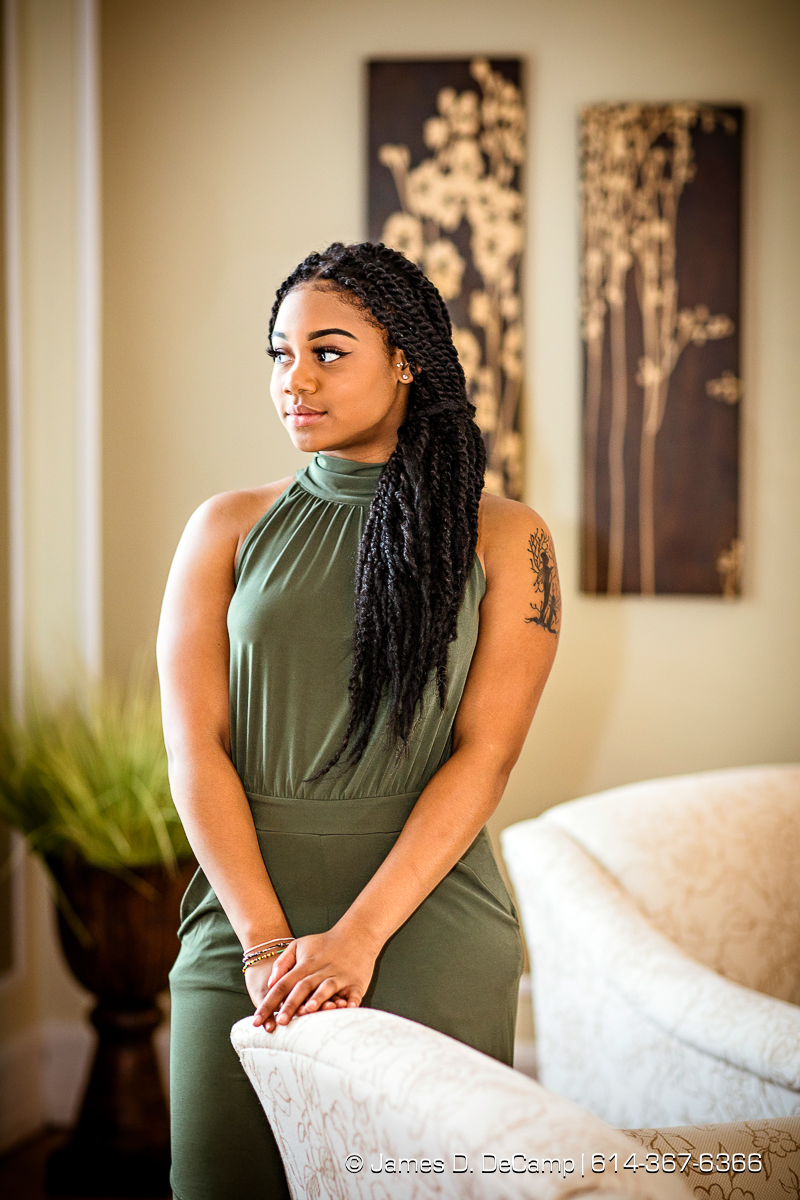 Senior session with Taylour Crutchfield photographed Sunday, November 20, 2016 at the Franklin Park Conservatory. (© James D. DeCamp | http://JamesDeCamp.com | 614-367-6366)