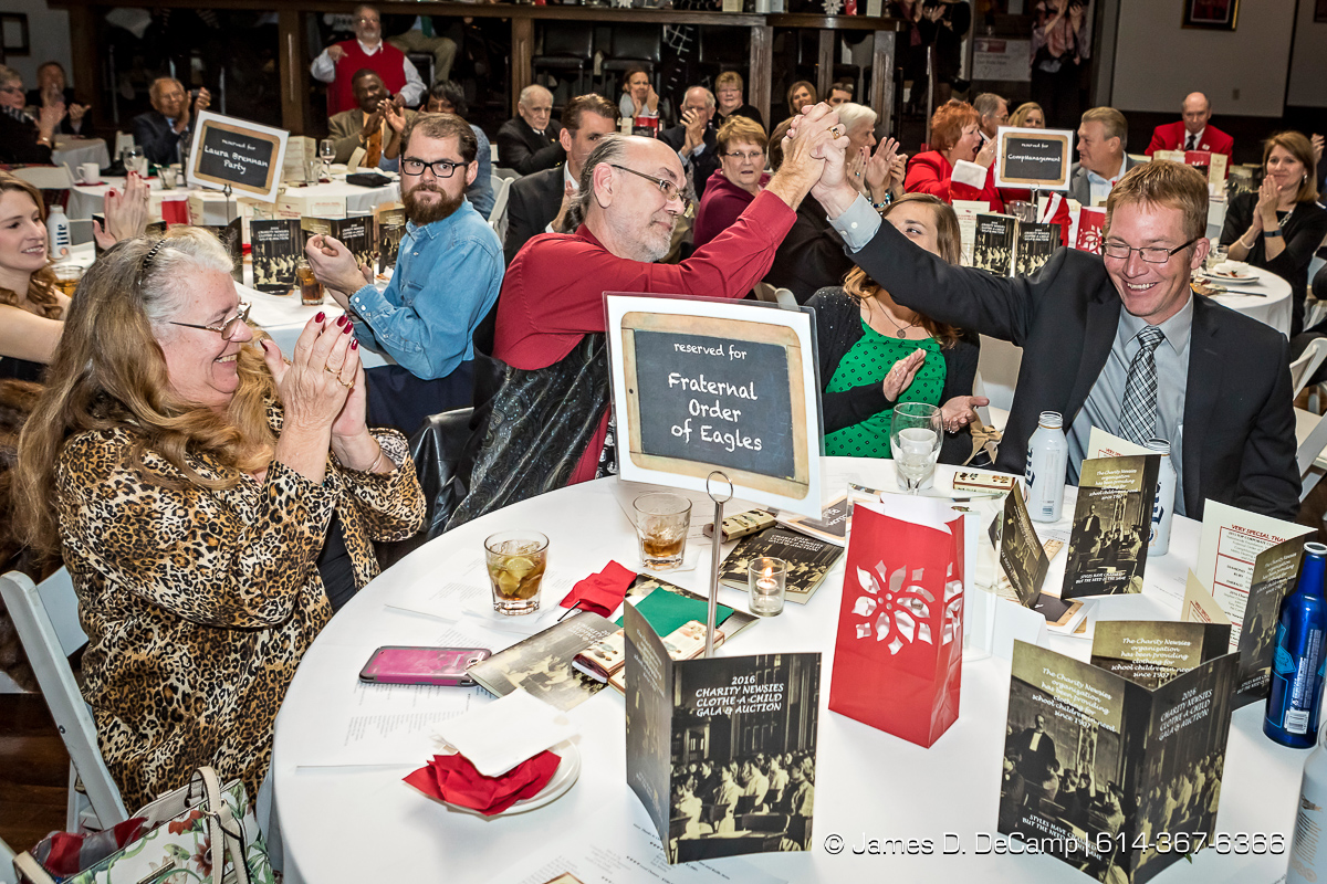 The 2016 Charity Newsies Clothe-A-Child Gala & Auction photographed Friday, December 2, 2016 at the Bluestone in downtown Columbus. (© James D. DeCamp | http://JamesDeCamp.com | 614-367-6366)