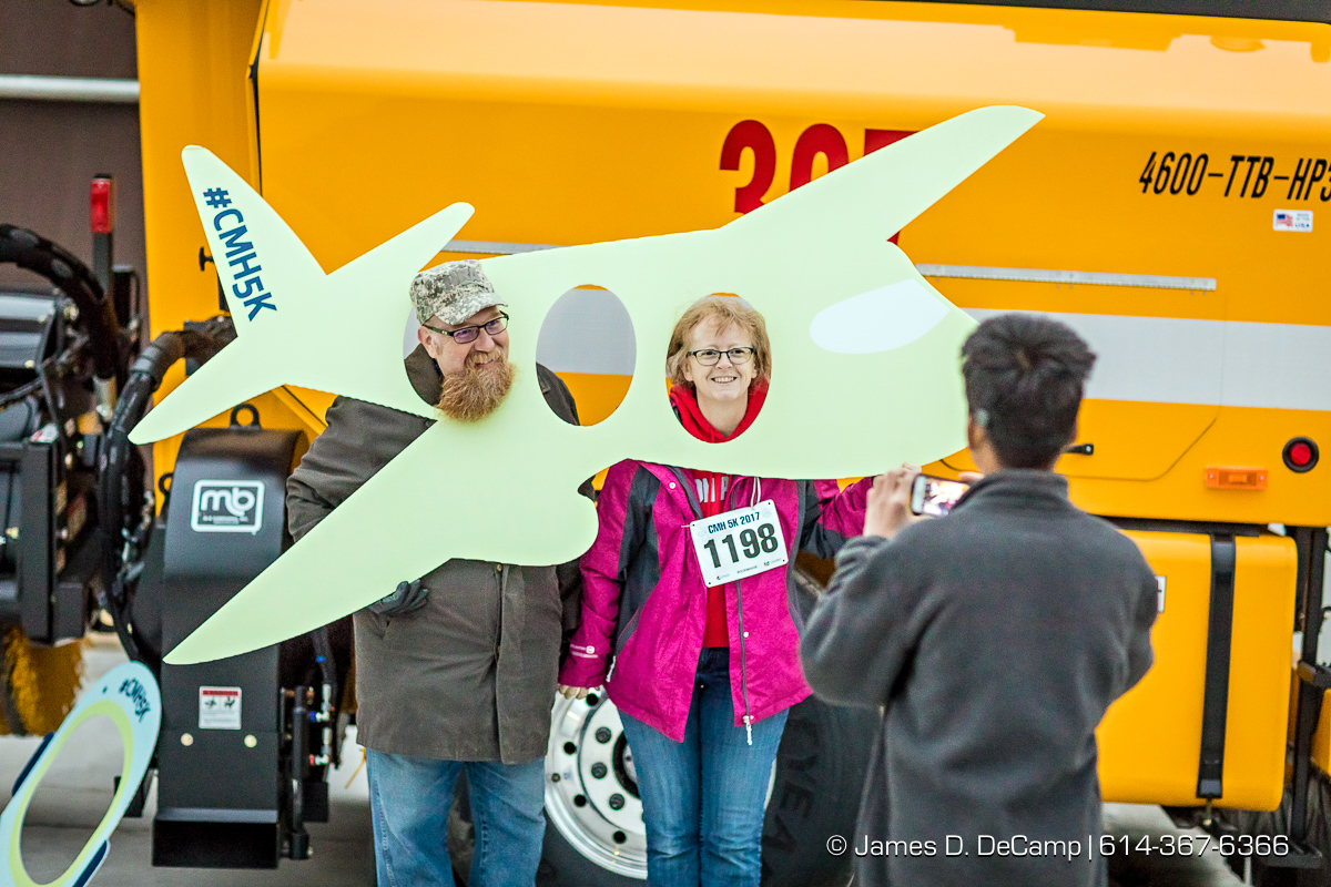 The John Glenn International Runway 5K Run & Walk photographed Sunday, October 29, 2017 at John Glenn Columbus International Airport. All proceeds were donated to Honor Flight Columbus, a nonprofit organization that provides senior veterans with a day in the nation’s capital to visit the memorials built in their honor. (© James D. DeCamp | http://JamesDeCamp.com | 614-367-6366)